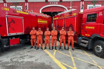 Corpo de Bombeiros do Rio de Janeiro -  (crédito: Reprodução/X)