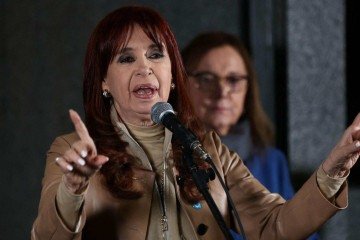 Cristina Kirchner se mostrou desafiadora diante da iminente prisão -  (crédito: Getty Images)