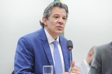 Ministro da Fazenda, Fernando Haddad, presta esclarecimentos na Comissão De Finanças e Tributação e Fiscalização Financeira e Controle -  (crédito: Renato Araújo/Câmara dos Deputados)