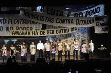  11/06/2025. Crédito: Minervino Júnior/CB/D.A Press. Brasil.  Brasilia - DF. Musical o Chatô em apresentação no Centro de Convenções Ulysses Guimarães.  -  (crédito:  Minervino Júnior/CB)