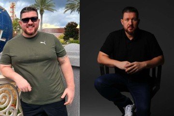Apresentador do Cola Mais Podcast elimina 32kg e inspira seguidores com transformação radical
  -  (crédito: Redes Sociais)