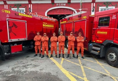 Corpo de Bombeiros do Rio de Janeiro -  (crédito: Reprodução/X)