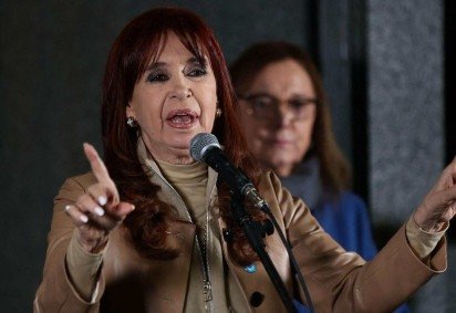 Cristina Kirchner está em prisão domiciliar -  (crédito: Getty Images)