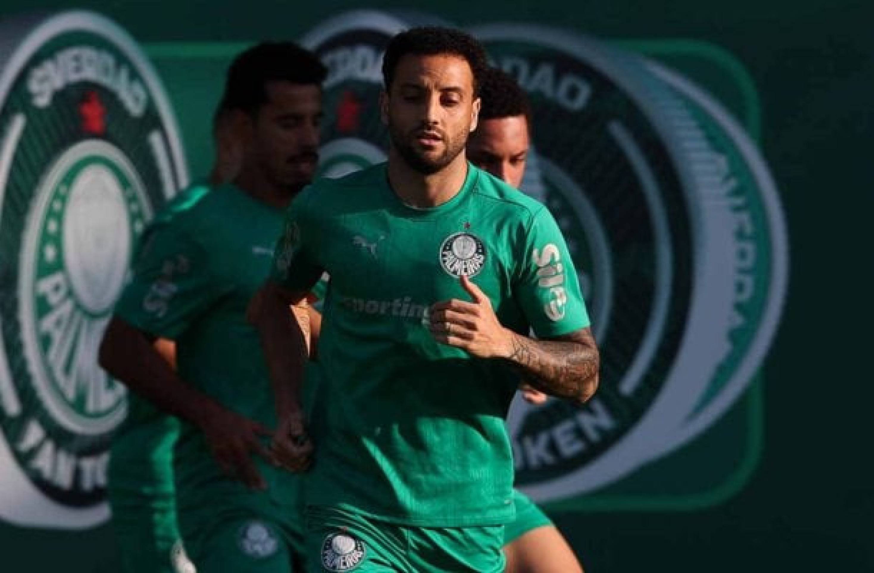 Felipe Anderson, jogador do Palmeiras -  (crédito: Foto: Cesar Greco/Palmeiras)