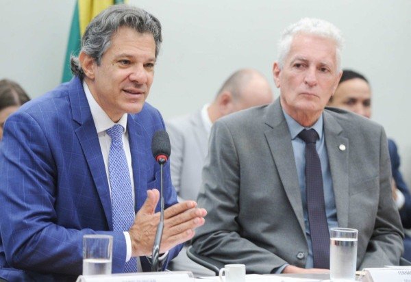 Audiência Pública - Ministro da Fazenda presta esclarecimentos sobre temas diversos. Ministro da Fazenda, Fernando Haddad. - (crédito: Renato Araújo/Câmara dos Deputados)