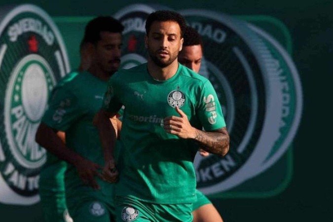 Felipe Anderson, jogador do Palmeiras -  (crédito: Foto: Cesar Greco/Palmeiras)