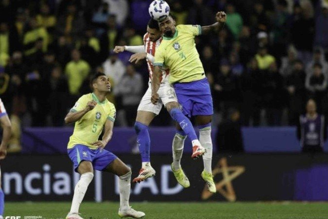Alexsandro foi um dos grandes nomes do Brasil contra Equador e Paraguai - (crédito: Foto: Rafael Ribeiro/CBF) Alexsandro foi um dos grandes nomes do Brasil contra Equador e Paraguai - (crédito: Foto: Rafael Ribeiro/CBF)