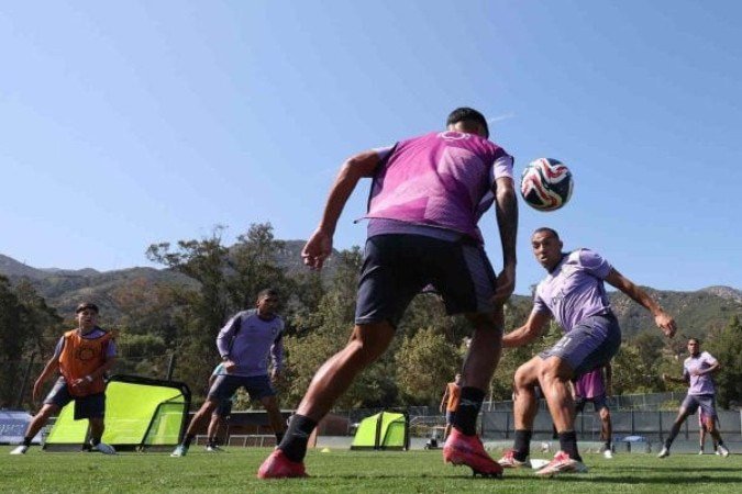 Botafogo já realizou dois treinos nos Estados Unidos - (crédito: Foto: Vitor Silva/Botafogo) Botafogo já realizou dois treinos nos Estados Unidos - (crédito: Foto: Vitor Silva/Botafogo)