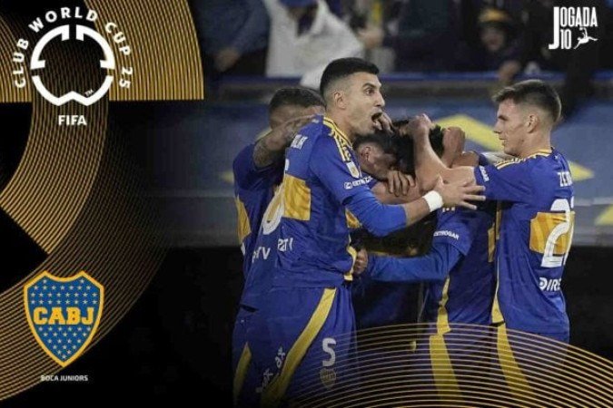 Boca chega ao Mundial para tentar mudar ano ruim - (crédito: Foto: Arte sobre foto de Divulgação/Boca Juniors) Boca chega ao Mundial para tentar mudar ano ruim - (crédito: Foto: Arte sobre foto de Divulgação/Boca Juniors)