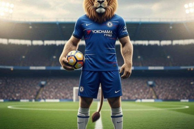 O Chelsea possui um leão como mascote: é o 