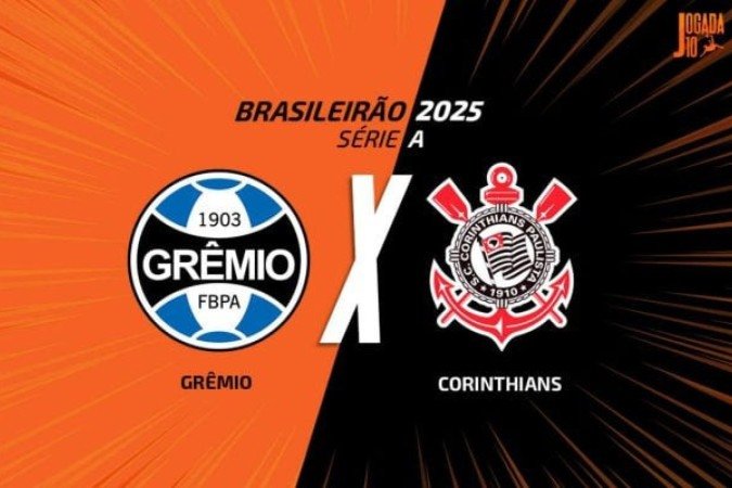 Grêmio e Corinthians se enfrentam, nesta quinta-feira (12), na Arena, pela 12ª rodada do Campeonato Brasileiro - (crédito: Foto: Arte / Jogada10) Grêmio e Corinthians se enfrentam, nesta quinta-feira (12), na Arena, pela 12ª rodada do Campeonato Brasileiro - (crédito: Foto: Arte / Jogada10)