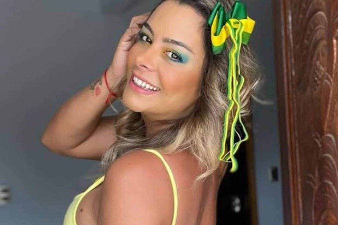 Larissa Riquelme, ex-musa da copa, desabafa 15 anos após fama - (crédito: Redes Sociais) Larissa Riquelme, ex-musa da copa, desabafa 15 anos após fama - (crédito: Redes Sociais)