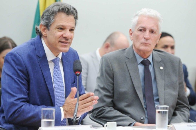 Audiência Pública - Ministro da Fazenda presta esclarecimentos sobre temas diversos. Ministro da Fazenda, Fernando Haddad. - (crédito: Renato Araújo/Câmara dos Deputados) Audiência Pública - Ministro da Fazenda presta esclarecimentos sobre temas diversos. Ministro da Fazenda, Fernando Haddad. - (crédito: Renato Araújo/Câmara dos Deputados)