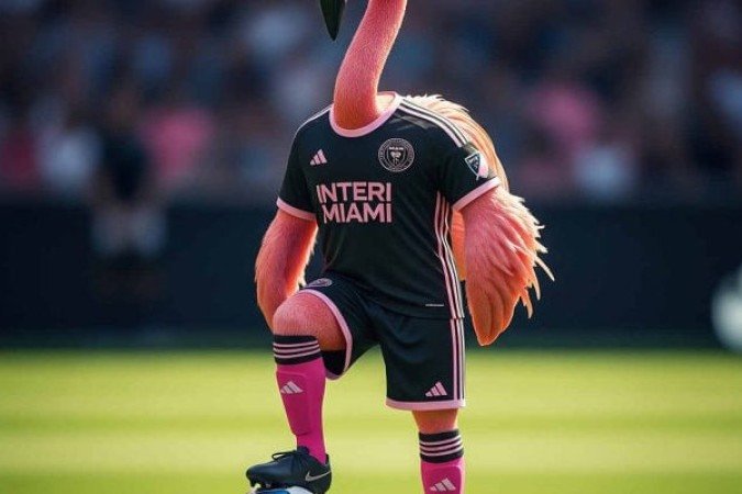 Fundado em 2018, o Inter Miami - que fecha o Grupo A - sÃ³ criou uma mascote em 2024. Foi atravÃ©s do artista Gary Lockwood, que desenhou uma garÃ§a, animal sÃ­mbolo de Miami e apelido do time. Foto: Criado por IA/ Google Gemini
