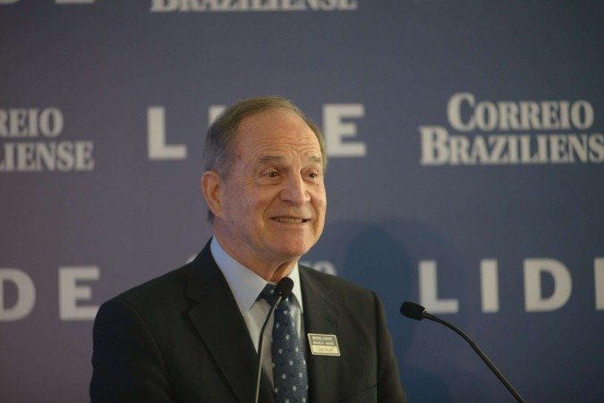 Luiz Fernando Furlan, chairman do Lide e ex-ministro do Desenvolvimento, Indústria e Comércio Exterior, no 2º Brasília Summit promovido pelo Lide e Correio Braziliense