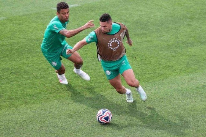 Paulinho segue sob cuidados do departamento médico - (crédito: Foto: Cesar Greco/Palmeiras) Paulinho segue sob cuidados do departamento médico - (crédito: Foto: Cesar Greco/Palmeiras)