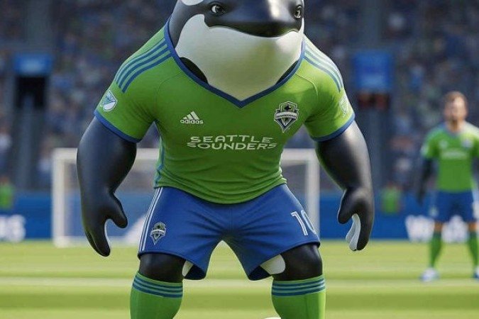 O Seattle Sounders, que fecha o grupo, tem uma baleia como mascote. Seu nome é 