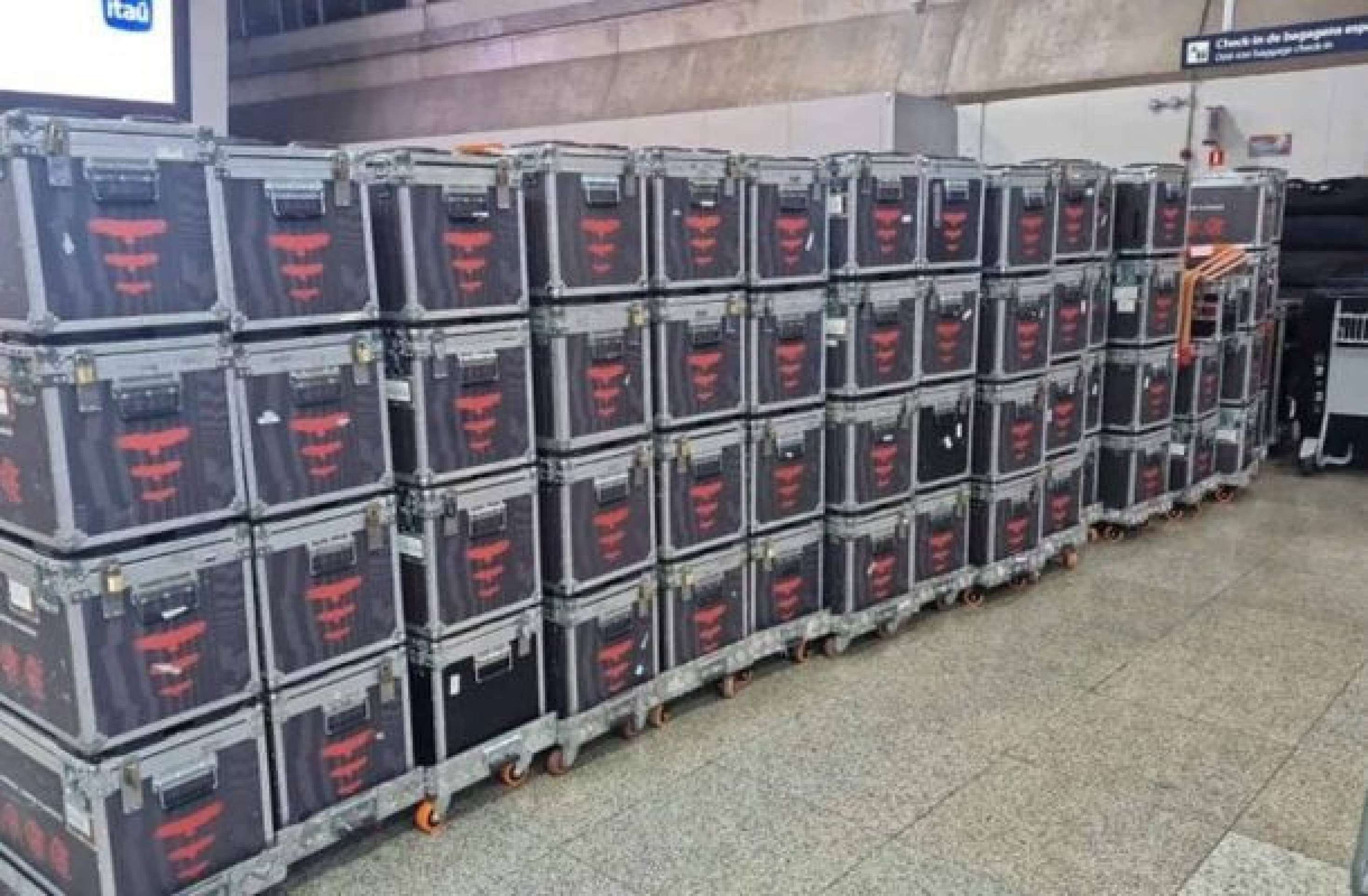 Flamengo leva três toneladas de equipamentos para os EUA -  (crédito: Foto: Divulgação / CRF)