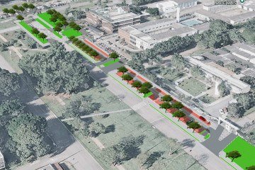 SGAN 909 ará por requalificação urbana com foco em ibilidade, mobilidade e sustentabilidade -  (crédito: Divulgação/ Seduh )