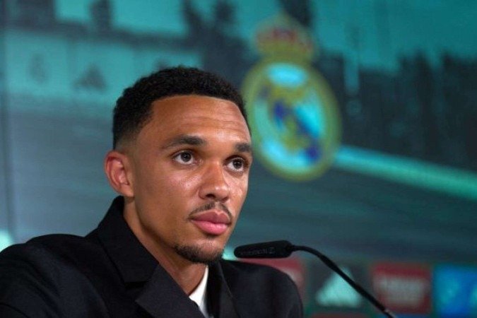 Alexander-Arnold é o novo reforço do Real Madrid para a próxima temporada - (crédito: Foto: Angel Martinez/Getty Images) Alexander-Arnold é o novo reforço do Real Madrid para a próxima temporada - (crédito: Foto: Angel Martinez/Getty Images)