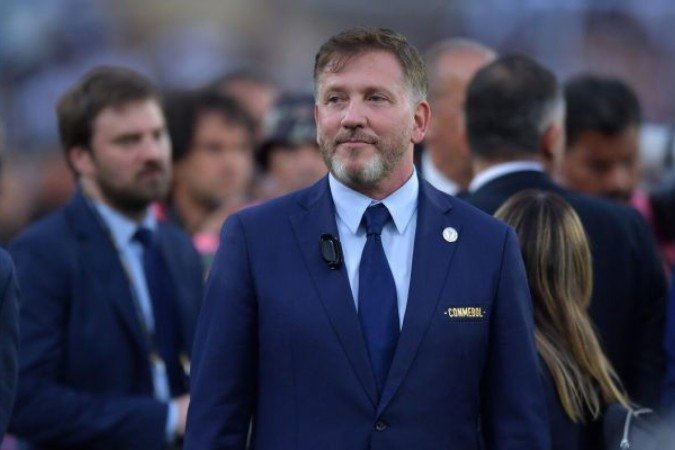 Alejandro Domínguez não teve concorrentes e foi eleito por unanimidade pelos presidentes da confederações da América do Sul - (crédito: Foto: Marcelo Endelli/Getty Images) Alejandro Domínguez não teve concorrentes e foi eleito por unanimidade pelos presidentes da confederações da América do Sul - (crédito: Foto: Marcelo Endelli/Getty Images)