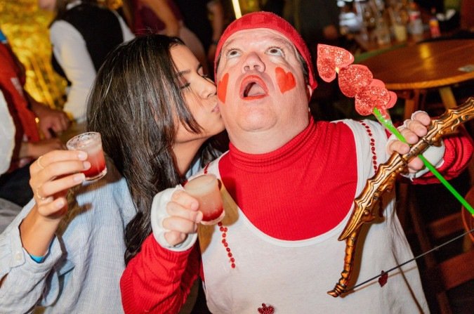 Até o cupido apareceu no Bar Responsa - (crédito: Divulgação ) Até o cupido apareceu no Bar Responsa - (crédito: Divulgação )