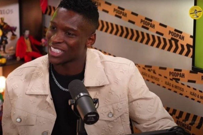 Luiz Henrique revelou como Textor o convenceu a jogar no Botafogo e admitiu ser torcedor do Fluminense -  (crédito: Foto: Reprodução)