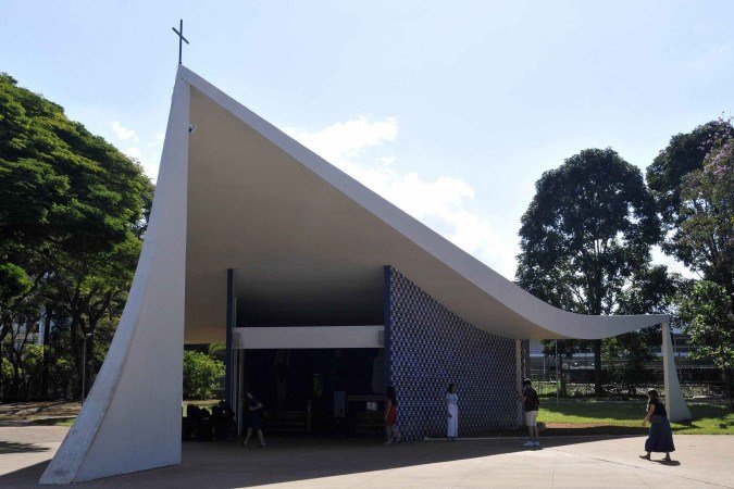 A Igrejinha é um símbolo da arquiterura modernista 
na 308 Sul