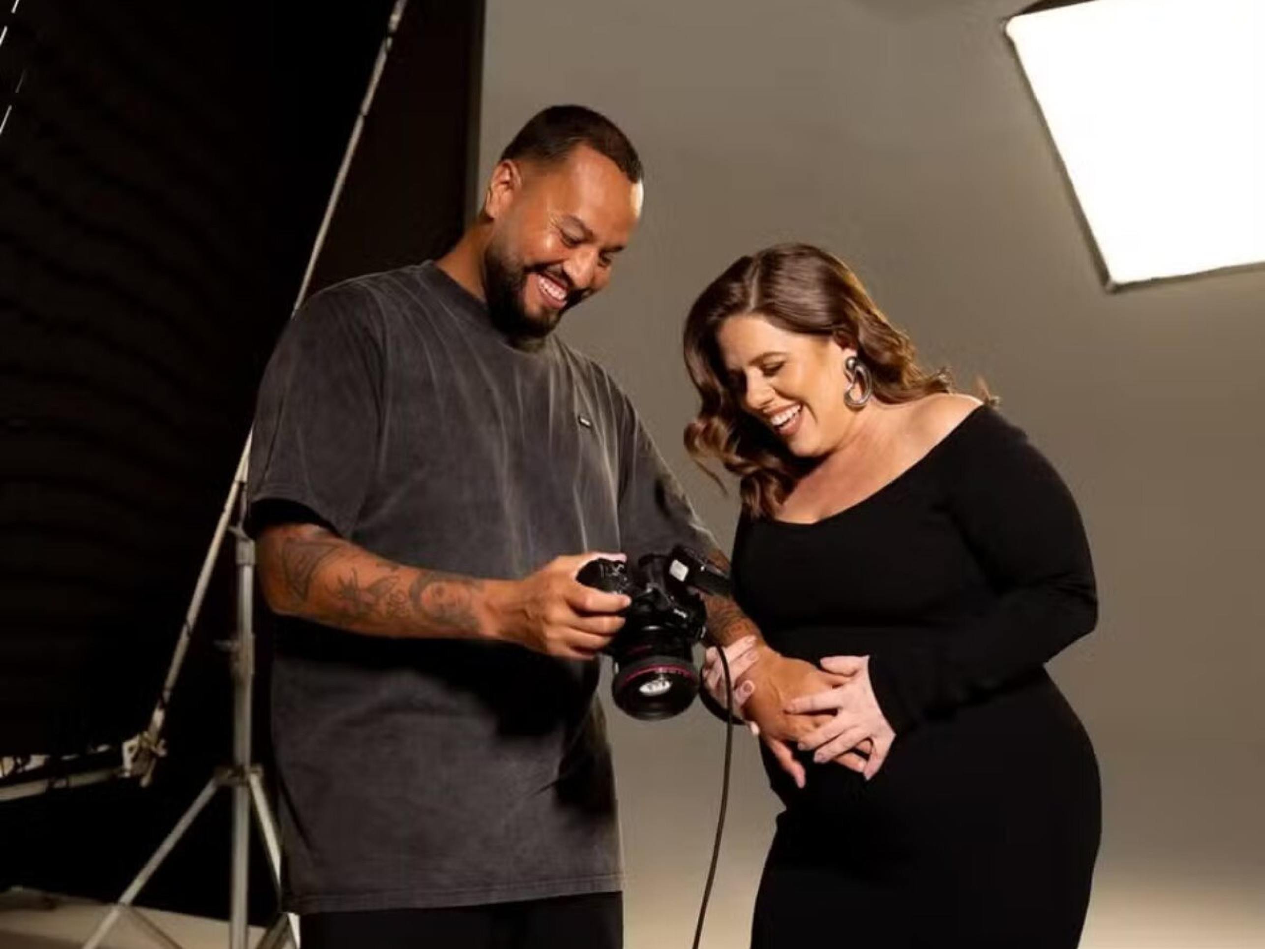 'Não tem sido meu apoio, tem sido meu chão', diz Tati Machado sobre marido -  (crédito: Reprodução/Instagram via Observatório dos Famosos)