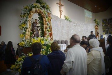 É esperado um público total de 30 a 40 mil pessoas na paróquia de Santo Antônio
 -  (crédito: Ed Alves/CB/DA Press)