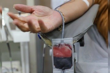 Para minimizar os impactos, pessoas com os tipos O-, A-, B- e AB- terão prioridade no atendimento até o dia 30 de junho -  (crédito: Paulo H. Carvalho/Agência Brasília)