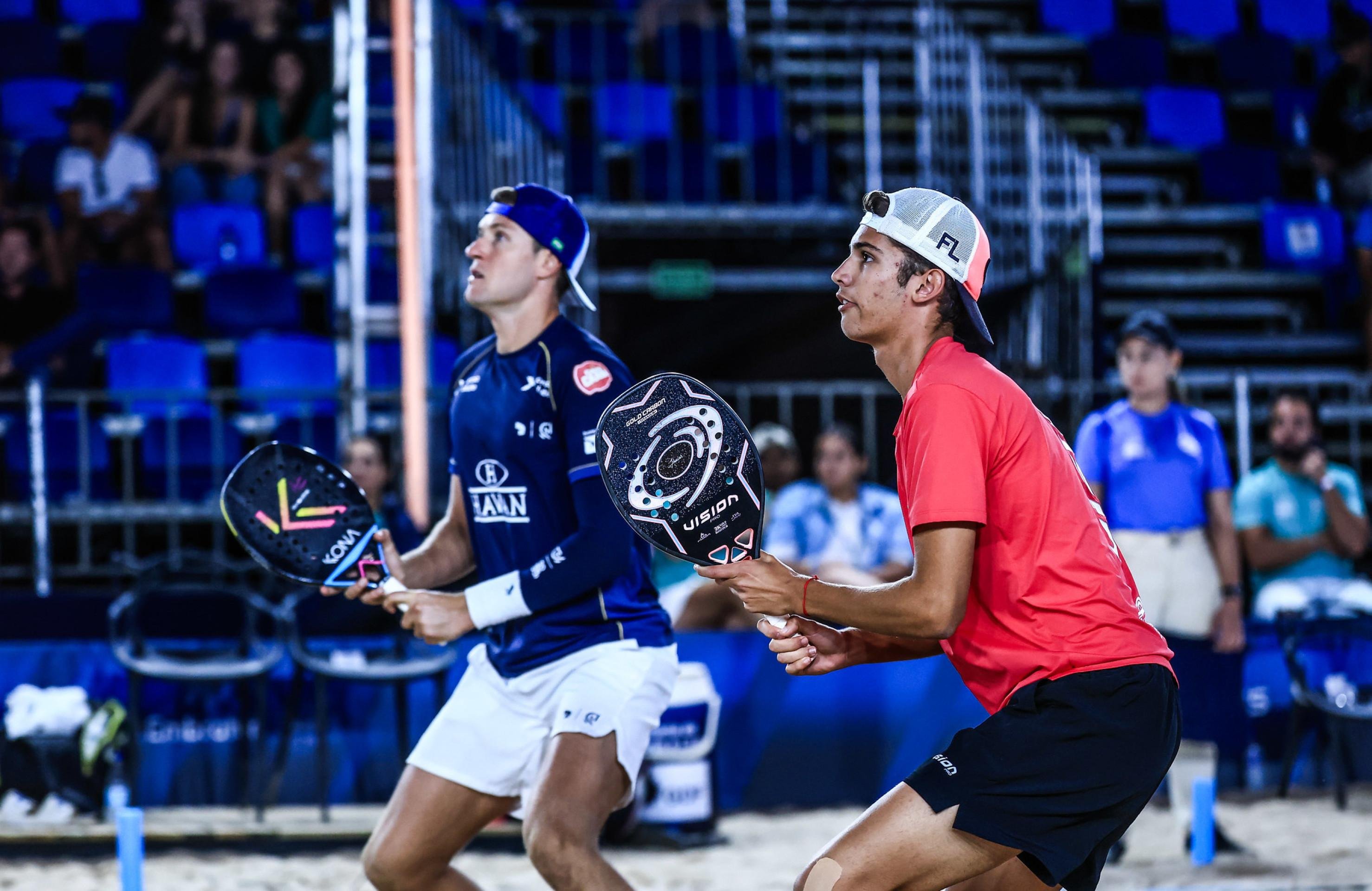 Baran e Loch estreiam com vitória e sintonia no Sand Series Brasília