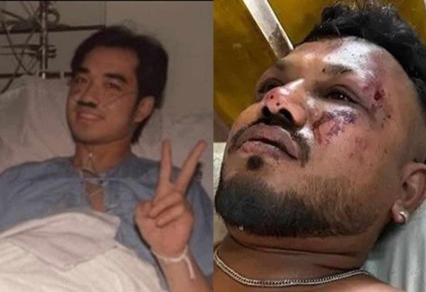 Ruangsak Loychusak (à esquerda) e Vishwash Kumar Ramesh (à direita) saíram vivos de acidentes aéreos tendo ocupado o mesmo número de assento