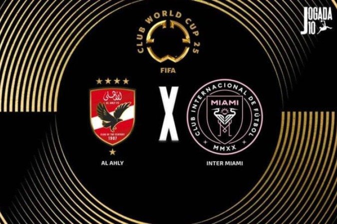 Al-Ahly e Inter Miami fazem o primeiro confronto do Mundial de Clubes - (crédito: Foto: Arte: Jogada10) Al-Ahly e Inter Miami fazem o primeiro confronto do Mundial de Clubes - (crédito: Foto: Arte: Jogada10)