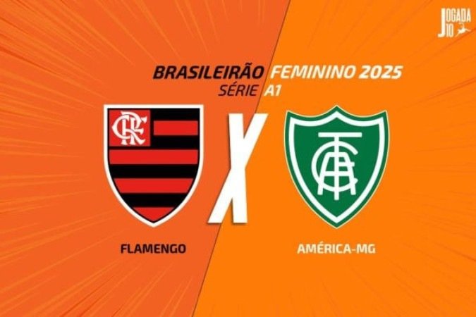 Flamengo e América-MG duelam neste sábado, pelo Brasileirão Feminino - (crédito: Arte: Jogada10) Flamengo e América-MG duelam neste sábado, pelo Brasileirão Feminino - (crédito: Arte: Jogada10)