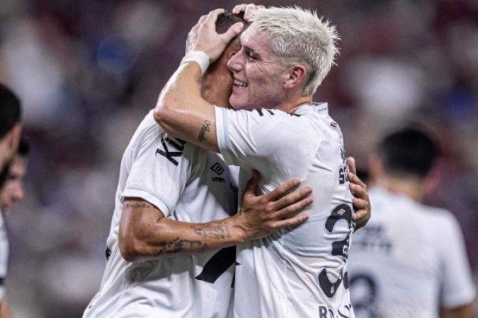 Rollheiser assume o protagonismo no Santos - (crédito: Foto: Raul Baretta / Santos FC.) Rollheiser assume o protagonismo no Santos - (crédito: Foto: Raul Baretta / Santos FC.)