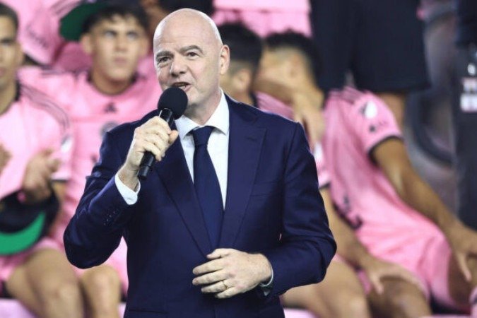 Gianni Infantino celebra proximidade do início do Mundial de Clubes da Fifa - (crédito: Foto: Carmen Mandato/Getty Images) Gianni Infantino celebra proximidade do início do Mundial de Clubes da Fifa - (crédito: Foto: Carmen Mandato/Getty Images)