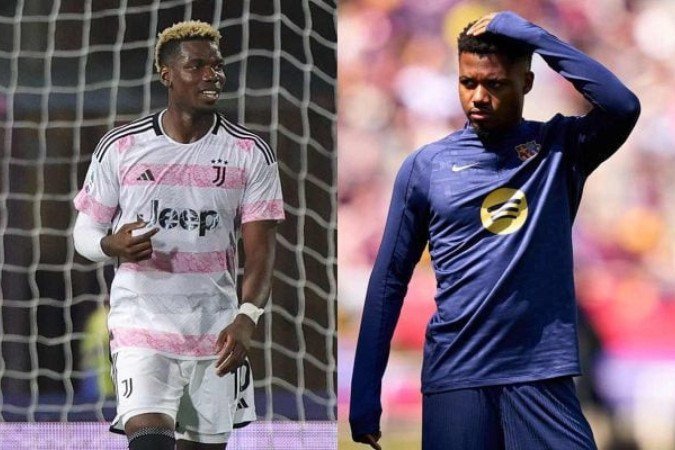 Pogba e Ansu Fati estão na mira do Monaco para a temporada 2025/26 - (crédito: Fotos: Gabriele Maltinti/Getty Imagese Alex Caparros/Getty Images) Pogba e Ansu Fati estão na mira do Monaco para a temporada 2025/26 - (crédito: Fotos: Gabriele Maltinti/Getty Imagese Alex Caparros/Getty Images)