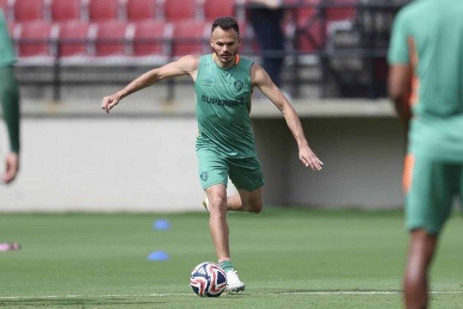 Renê durante treinamento do Fluminense nos Estados Unidos - (crédito: Foto: Marcelo Gonçalves/Fluminense) Renê durante treinamento do Fluminense nos Estados Unidos - (crédito: Foto: Marcelo Gonçalves/Fluminense)