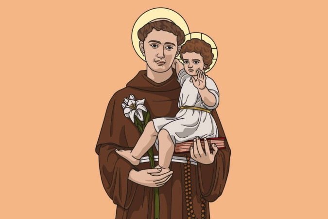 Santo Antônio é conhecido por ser o santo casamenteiro e padroeiro dos namorados (Imagem: Luis Fraga | Shutterstock)
- (crédito: EdiCase) Santo Antônio é conhecido por ser o santo casamenteiro e padroeiro dos namorados (Imagem: Luis Fraga | Shutterstock)
- (crédito: EdiCase)