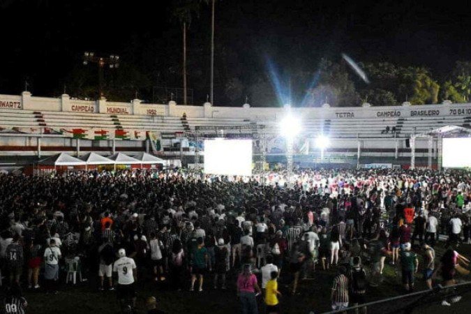 Laranjeiras foi palco para que torcedores pudessem acompanhar a campanha do título da Libertadores em 2023 - (crédito: Foto: Mailson Santana/Fluminense) Laranjeiras foi palco para que torcedores pudessem acompanhar a campanha do título da Libertadores em 2023 - (crédito: Foto: Mailson Santana/Fluminense)