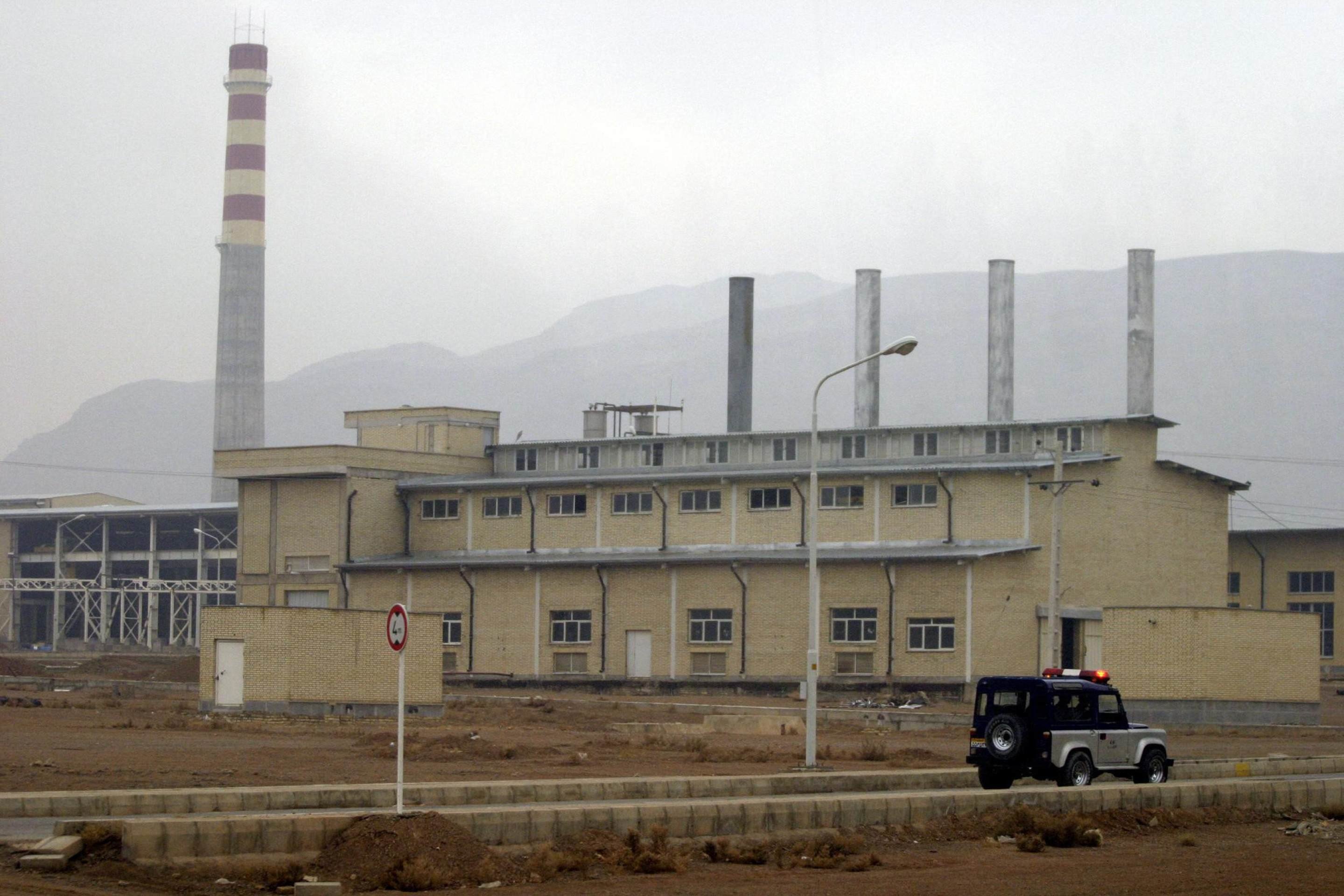  (FILES) This picture shows a general view of an Uranium Conversion Facility (UCF) in Isfahan on November 20, 2004. Israel unleashed a wave of strikes on Iran on June 13, hitting about 100 targets including nuclear facilities and military command centres, and killing senior figures, among them the armed forces chief and top nuclear scientists. (Photo by AFP)
      