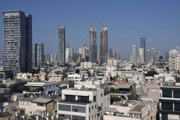 Cidade de Tel Aviv na manhã deste sábado (14/6)    -  (crédito:  AFP)