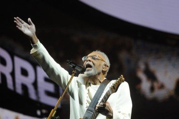 O show de Gilberto Gil em BH levou aproximadamente 55 mil pessoas ao Mineirão -  (crédito: Alexandre Guzanshe/EM/DA Press)