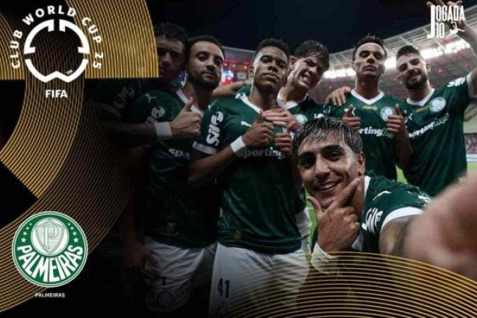 Até onde o Palmeiras pode chegar no Mundial de Clubes da Fifa? - (crédito: Foto: Arte sobre foto de Cesar Greco / Palmeiras) Até onde o Palmeiras pode chegar no Mundial de Clubes da Fifa? - (crédito: Foto: Arte sobre foto de Cesar Greco / Palmeiras)