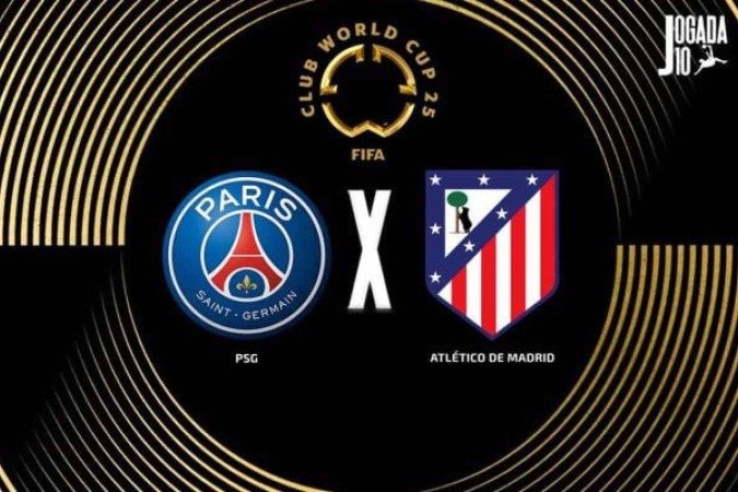 Paris Saint-Germain e Atlético de Madrid vão com força máxima para o confronto - (crédito: Foto: Arte/Jogada10) Paris Saint-Germain e Atlético de Madrid vão com força máxima para o confronto - (crédito: Foto: Arte/Jogada10)