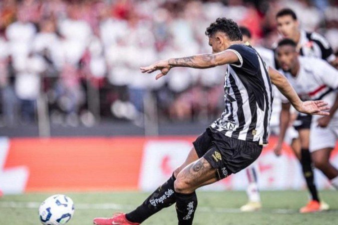 Tiquinho não resolveu o problema de ataque do Santos  -  (crédito: Foto: Raul Baretta/Santos)