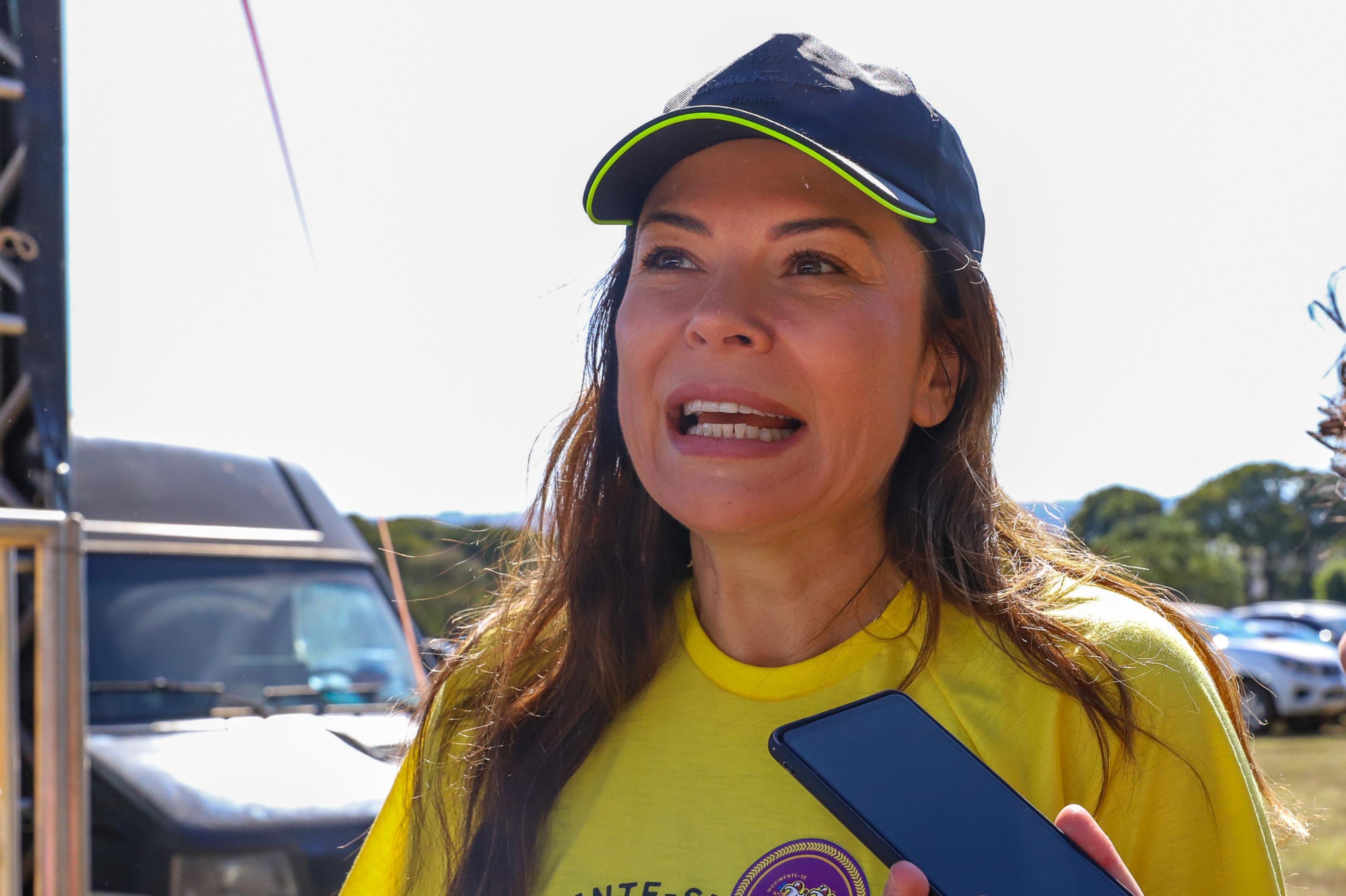 Secretária de Justiça do DF, Marcela Passamani, esteve presente no evento