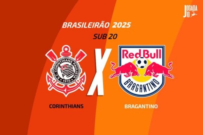 Corinthians e RB Bragantino medem forças no Brasileiro Sub-20 - (crédito: Foto: Arte/Jogada10) Corinthians e RB Bragantino medem forças no Brasileiro Sub-20 - (crédito: Foto: Arte/Jogada10)