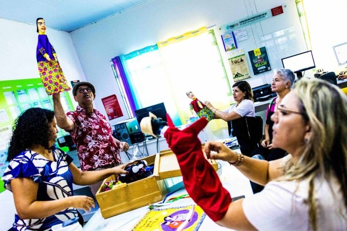 Projeto O Mamulengo Vai à Escola está na terceira edição - (crédito: Davi Mello) Projeto O Mamulengo Vai à Escola está na terceira edição - (crédito: Davi Mello)
